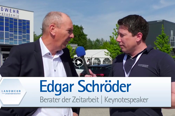 Verschärfung der BA-Prüfungen | Edgar Schröder im Interview auf den Landwehr Anwenderwochen