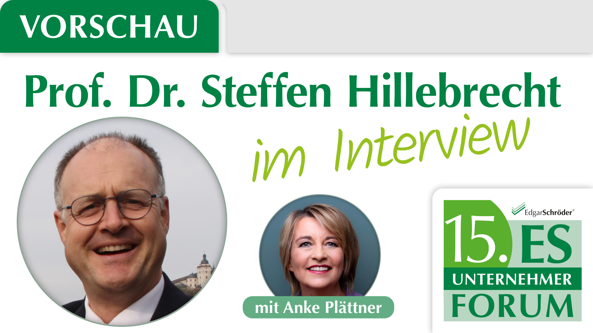 Vorschau des Speaker-Line-ups Teil 5: Prof. Dr. Steffen Hillebrecht